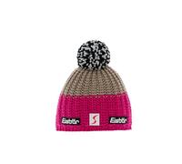 Eisbär Refocus Skipool Bommelmütze Strickmütze Wollmütze Wintermütze Skimütze Beanie Damen - Made in the EU mit Futter, Futter Winter Herbst-Winter