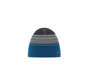 Eisbär Rika OS MÜtze blau/grau gestreift