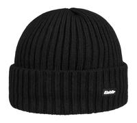 Eisbär RIPP Strickmütze Mütze Wintermütze Umschlagmütze Damen/Herren - Beanie mit Umschlag Winter Herbst-Winter - One Size schwarz
