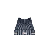 Eisbär Sorra Ski Austria Mütze blau - Sportlicher Look mit Merino-Mix (mulesingfrei), Kuscheligem Fleeceband & Offiziellem Ski Austria Logo - Perfekt für Outdoor-Aktivitäten & Humorvolles Design