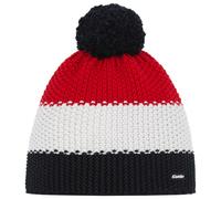 Eisbär Star Pompon Mütze schwarz-white-ketchup (330)