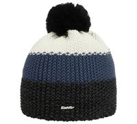 Eisbär Star Pompon Mütze Rewoolife - Klassische Wintermütze für Damen und Herren mit Merino-Mix, Dreistreifen-Design, Kuschelfleece & Bommel - Strickmütze, Wollmütze, Skimütze, Perfekt für kalte Tage