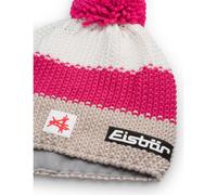 Eisbär - Star Pompon Ski Austria - Mütze, Gr. One Size, rosa (BrushedSilver/Pittipink/White)