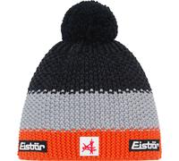 Eisbär Wintermütze (Pompon) Star SA Kinder - orange/schwarz/grau - 1 Stück