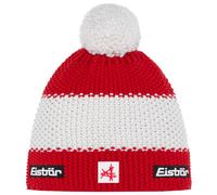 Eisbär - Star Pompon Ski Austria - Mütze, Gr. One Size, rot (Ketchup/White/Ketchup)