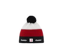 Eisbär Star Pompon SP Unisex Winter-Strickmütze Schwarzmeliert/Ardea/White, Gr. One Size
