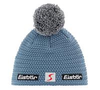 Eisbär Strickmütze mit Bommel Jamie Pompon MÜ SP Unisex, Farbe:Steel Blue/graumele