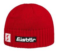 Eisbär Trop XL Mütze mit Umschlag rot