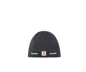 Eisbär Trop Skipool Strickmütze Damen/Herren - Made in the EU Wintermütze Pull-On Futter Winter Herbst-Winter - One Size anthrazit