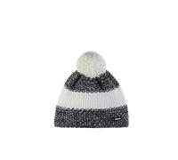 Eisbär Unisex Styler pompon Mütze, schwarz/Weissmele/White, Einheitsgröße EU