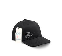 Eisbär Cap Herren und Damen Vega Schwarz - Kappe atmungsaktiv Basecap feuchtigkeitsabführend schnelltrocknend - Baseballkappe Trucker Hat für Sport und Outdoor im Sommer
