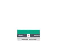 Eisbär Vin Active Unisex Winter Stirnband - Merino/Acryl Strick, MicroModal Futter, Retro Stripe, Curved-Ear Fit - Weiß-Anthrazit-Mineral Green Acon
