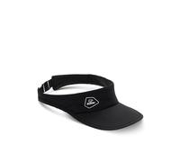 Eisbär Visor Cap Herren und Damen Orbit Schwarz - Sonnenvisier kühlend atmungsaktiv Tennis Kappe feuchtigkeitsabführend schnelltrocknend - Schirmkappe zum Laufen Laufen für Sport und Outdoor im Sommer
