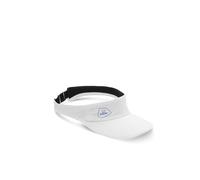 Eisbär Visor Cap Herren und Damen Orbit Weiß - Sonnenvisier kühlend atmungsaktiv Tennis Kappe feuchtigkeitsabführend schnelltrocknend - Schirmkappe zum Laufen Laufen für Sport und Outdoor im Sommer