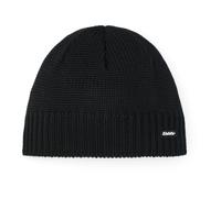 Eisbär Wintermütze (Beanie) Trop Strickmuster Merinowolle - schwarz - 1 Stück