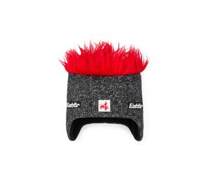 Eisbär Wintermütze (Ohrenmütze) Cocker SA - graphitgrau/rot - 1 Stück