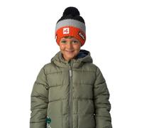Eisbär Wintermütze (Pompon) Star SA Kinder - orange/schwarz/grau - 1 Stück