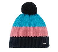 Eisbär Wintermütze Star mit Bommel (Pompon) pink/blau - 1 Stück, Größe OneSize