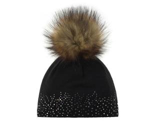 Eisbär - Women's Nalin Lux Crystal - Mütze, Gr. One Size, schwarz (Black/Real)