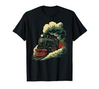 Eisenbahn Eisenbahn Züge Motor Zug Leiter Zug Fahrer T-Shirt