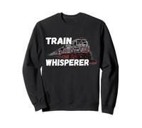 Eisenbahnzug Flüsterer Modellzug Lokomotive Ingenieur Sweatshirt