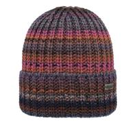 Eisglut Damen Beanie Peggyl bunt gestreifte Strickmütze 24089 Marine/Ziegel 299