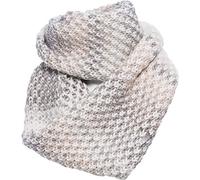 Eisglut Mehrfarbiger Damen Loop-Schal Bailey Loop Weiss, onesize