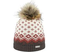 Eisglut Damen Oleal Beanie-Mütze, Dark Taupe, Einheitsgröße