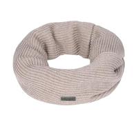 Eisglut Damen Schlauchschal einfarbiger Loop-Winterschal Blaira Merino Loop 25048 Beige Mel 311