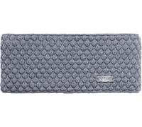 Eisglut Damen Stirnband Minal Merino Made in Germany, silber mel.