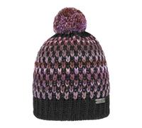 Eisglut Damen Strickmütze gefütterte Wintermütze mit Bommel Baileyl 16217 Purple 73