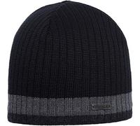 Eisglut Damen Styrmir Merino Strickmütze, SCHWARZ, M/57-58cm