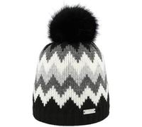 Eisglut Damen Lindal Mütze, schwarz/Weiss, M 57-58cm