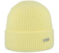 Eisglut Undinel Strickmütze mit Umschlag Zitronengelb