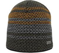 Eisglut Unisex Arrono Strickmütze, Schwarz.kurkuma, Einheitsgröße EU