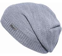 Eisglut Strick-Beanie Zina mit Fleece-Innenband Mittelgrau, onesize