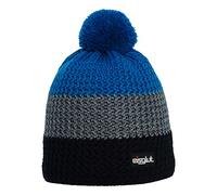Eisglut Unisex Stormy Strickmütze, SCHWARZ/Azur, M/57-58cm EU