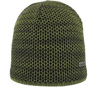 Eisglut Taosa Merino warme Strickmütze Lochmuster OLIVE-grün