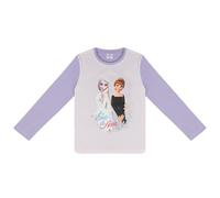 Eiskönigin Anna und ELSA Langarmshirt Pullover Shirt mit Motiv (DE/NL/SE/PL, Numerisch, 104, Regular, Flieder)