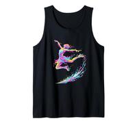 Eiskunstlauf Splash Color Art Tank Top