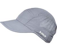 Eisley Cap Laser – atmungsaktiv, mit reflektierendem Logo – M, Trendgrau