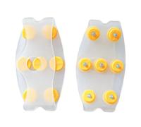 Eisspikes Für Schuhe - Schuhkrallen | 7-Zahn Grödel Für Stiefel & Winterschuhe, Anti-Rutsch Spikes Zum Wandern & Auf, Silikon-Halterung, 1 Paar, Schwarz, 10x5cm!