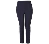 Eitex Damen Übergröße Gr. 40-56 hochwertige Stretch Hose große Größen Stoff-Hose Gummibund Schwarz Marine auch in Übergröße r. 56 (dunkelblau, 46/48)