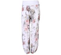 Eitex Leichte Haremshose OneSize in Viele Muster bis Größe 50 Übergröße Damen Sommerhose Pumphose Haremshose (H01, Einheitsgröße (Gr. 34-40))