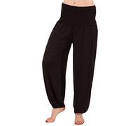 Eitex Leichte Haremshose OneSize in Viele Muster bis Größe 50 Übergröße Damen Sommerhose Pumphose Haremshose (H13, Einheitsgröße große Größen (Gr. 42-50))