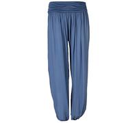 Eitex Leichte Haremshose OneSize in Viele Muster bis Größe 50 Übergröße Damen Sommerhose Pumphose Haremshose (H40, Einheitsgröße große Größen (Gr. 42-50))