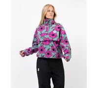 Eivy Ball Fleece Damen Pullover Farbe: Turquoise Flower - XL / Turquoise Flower