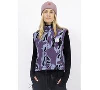 Eivy Boxy Sherpa Vest Purple Stray Damen Fleece-Weste - XL / Purple Stray