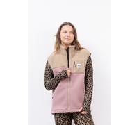 Eivy Women's Lumberjackie Sherpa Vest Sand / Faded Woodrose S