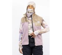 Eivy Lumberjackie Sherpa Vest Sand Faded Woodrose Damen Fleece Weste - M / Sand Faded Woodrose